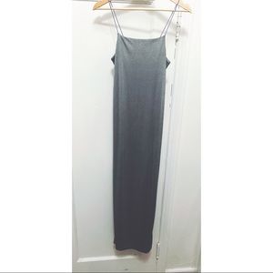 Silver Maxi Dress